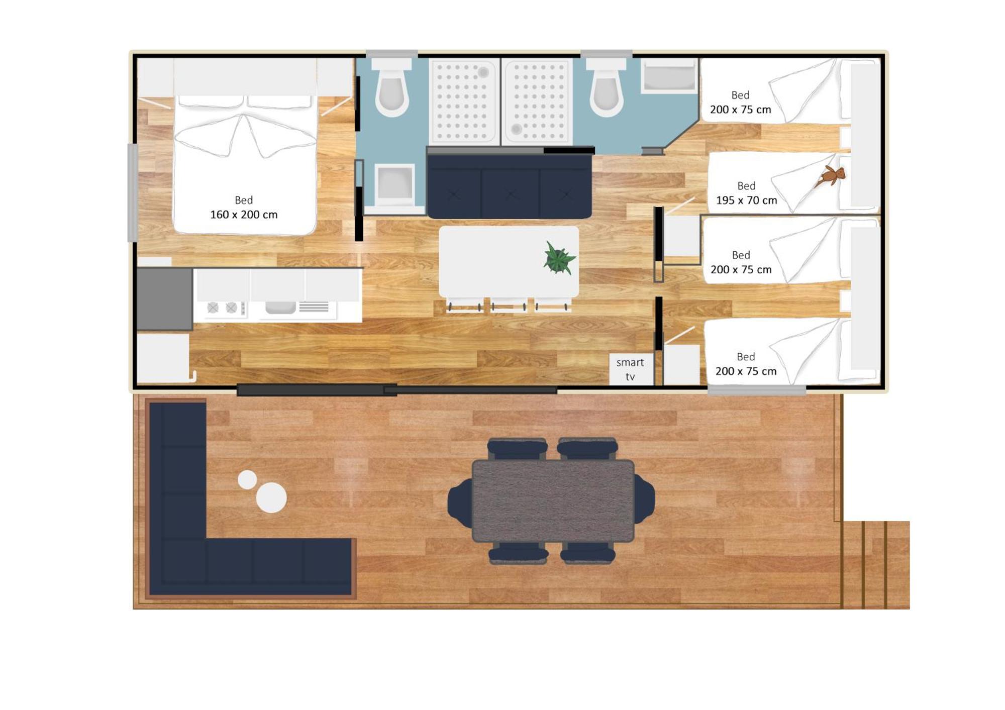 Estivo Premium Deluxe Mobile Homes On Camping Del Sole Village Iseo Ngoại thất bức ảnh
