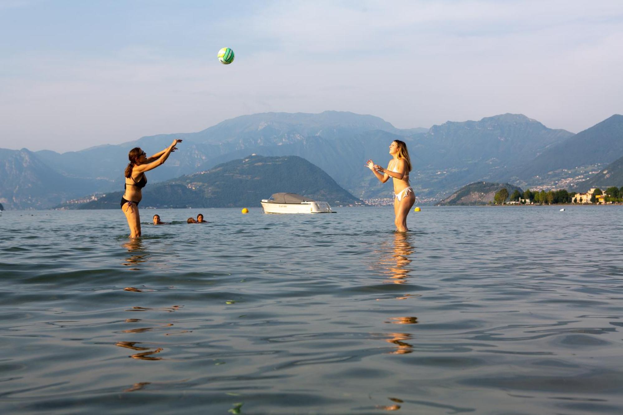 Estivo Premium Deluxe Mobile Homes On Camping Del Sole Village Iseo Ngoại thất bức ảnh