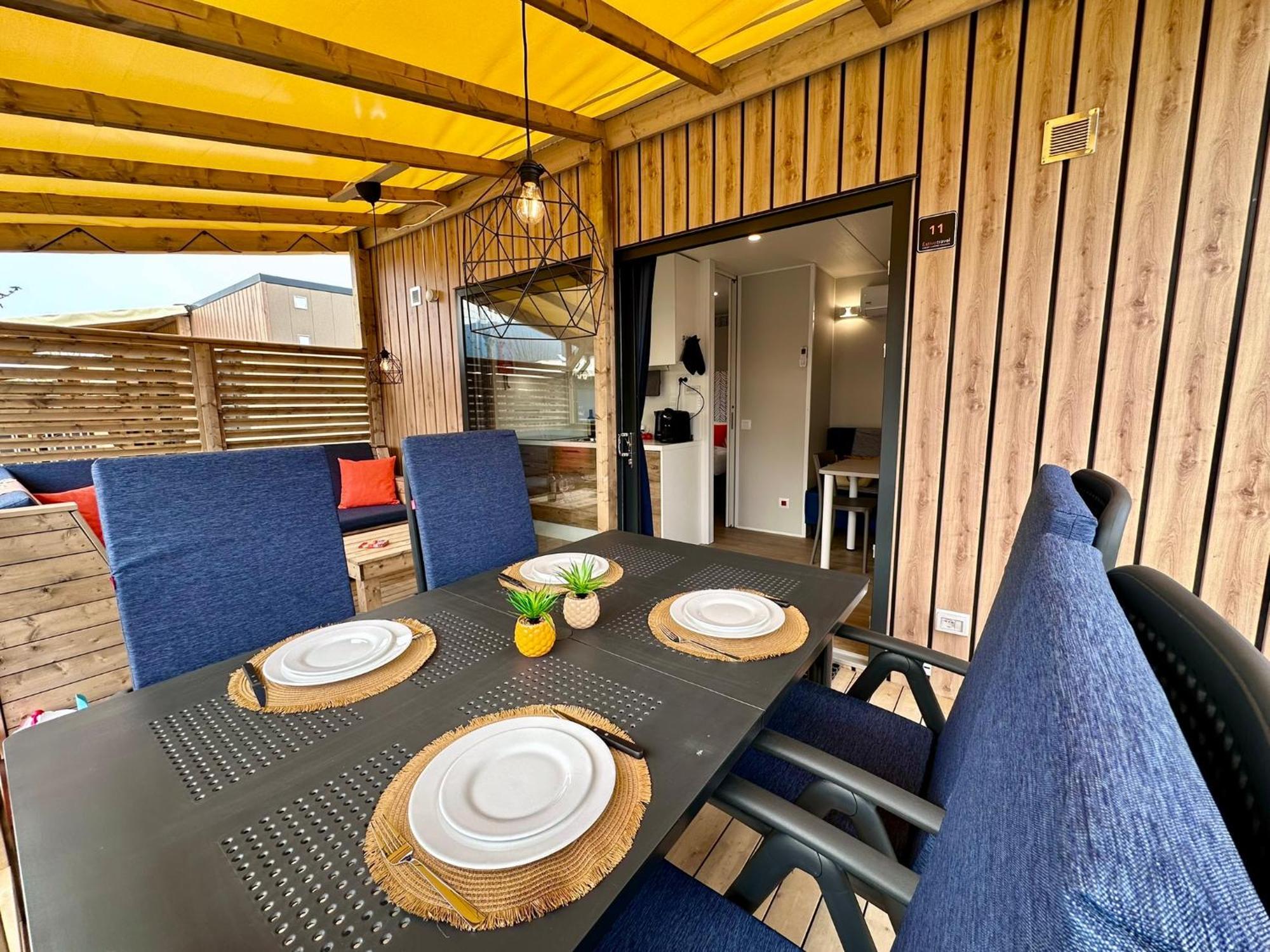 Estivo Premium Deluxe Mobile Homes On Camping Del Sole Village Iseo Ngoại thất bức ảnh