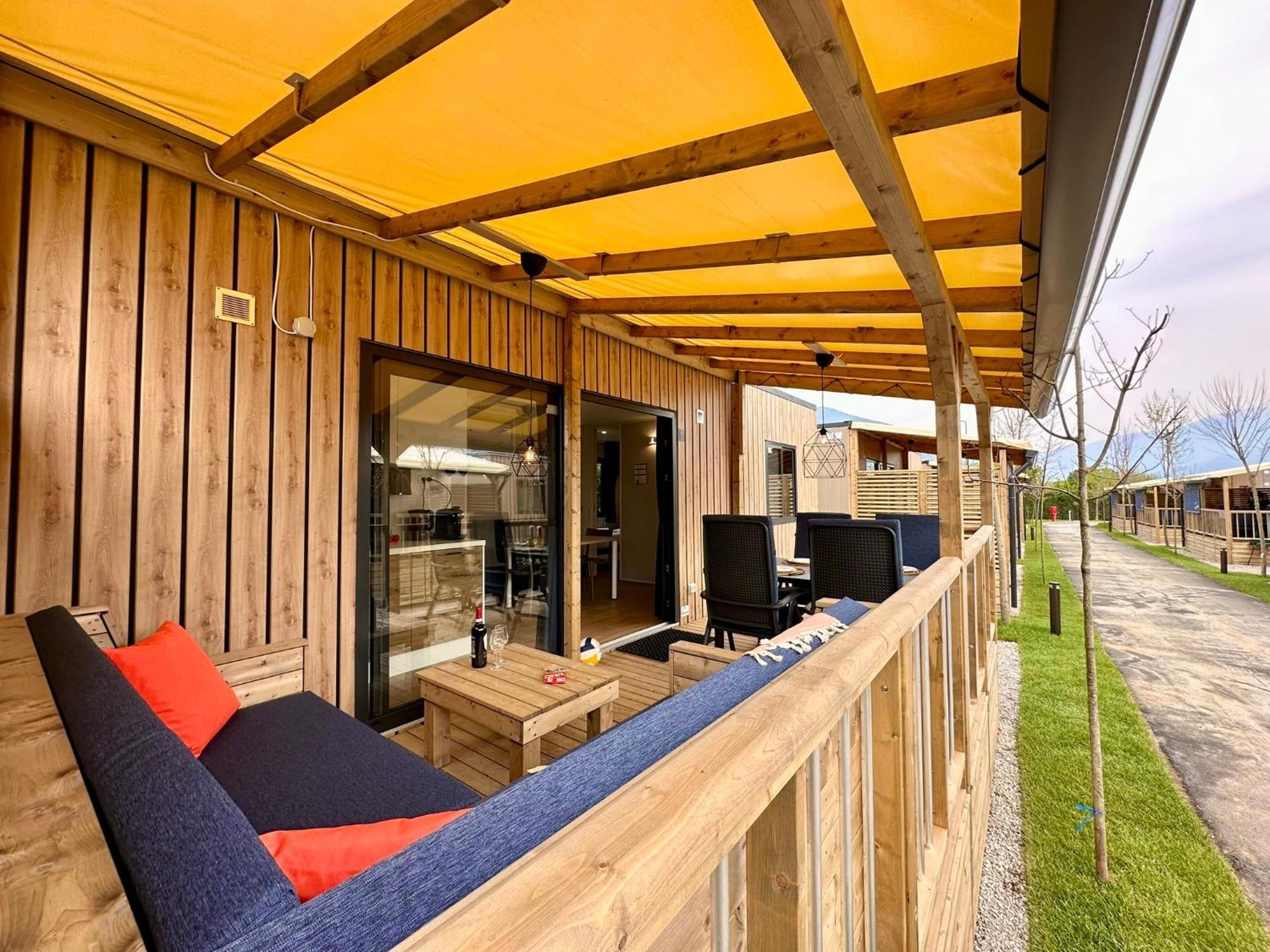 Estivo Premium Deluxe Mobile Homes On Camping Del Sole Village Iseo Ngoại thất bức ảnh
